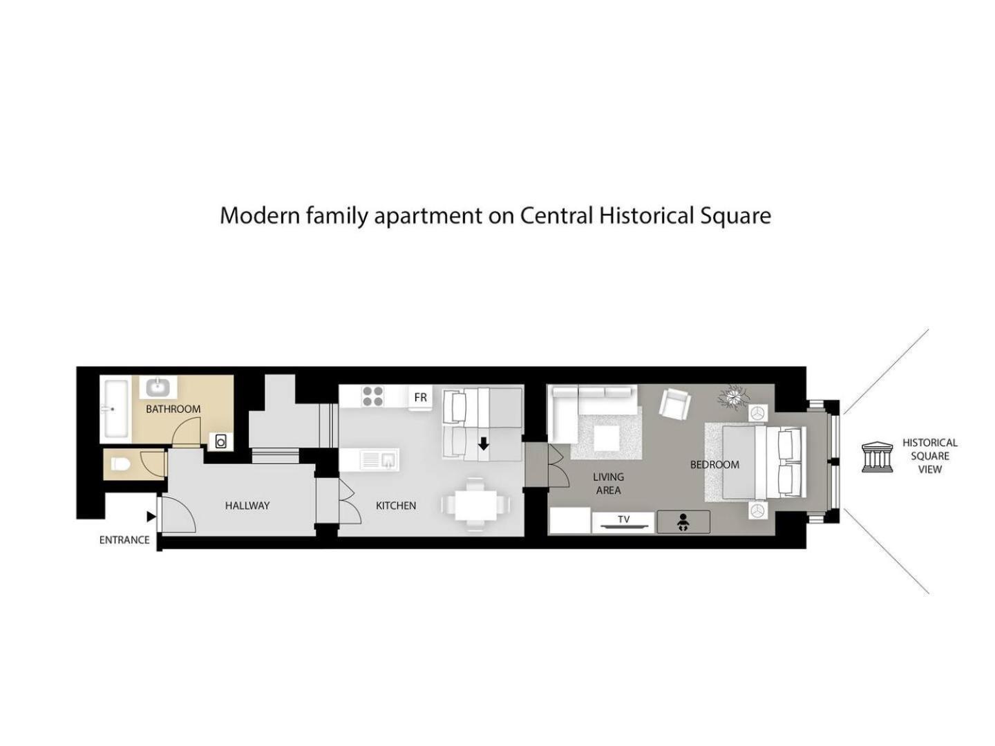 Modern Family Apt. With Central Square Entrance Hradec Králové Kültér fotó